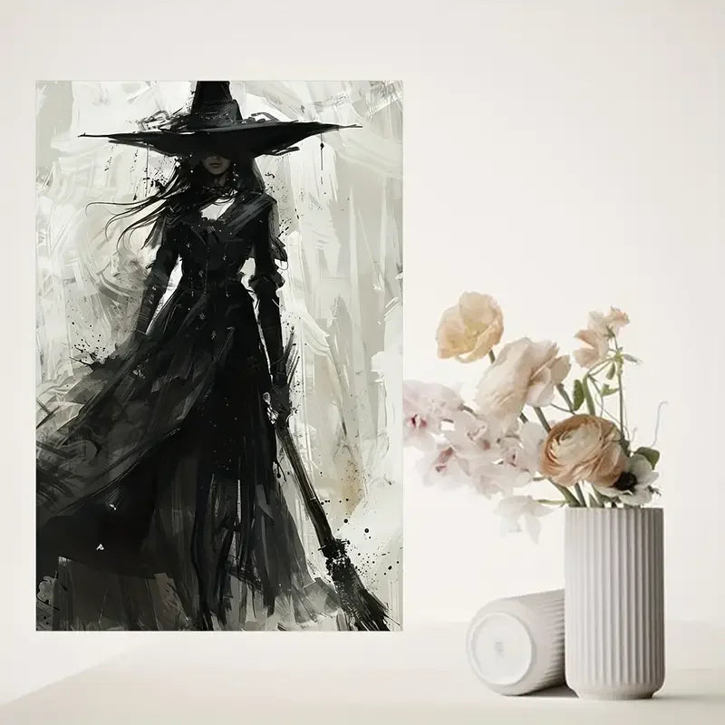 Elegant Witch Canvas Print