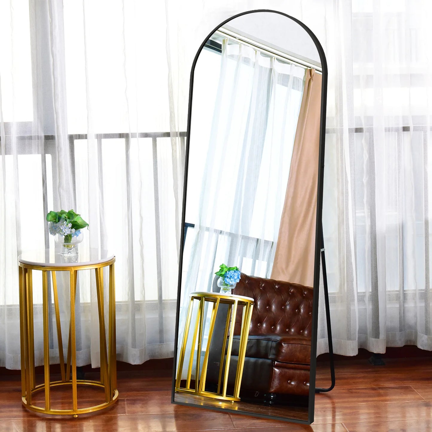 Aluminum Full‑Body Mirror 40×150