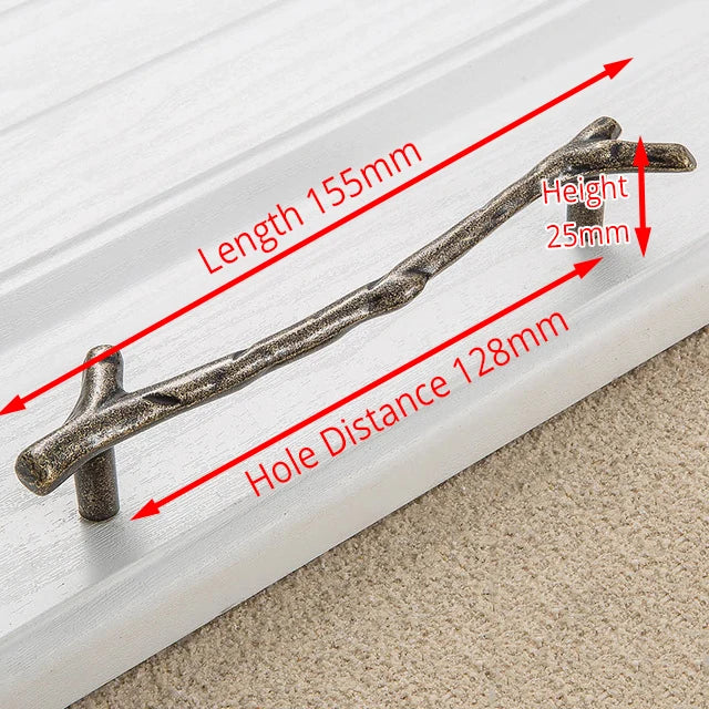 Tree Branch Cabinet Handles (10‑Pack)