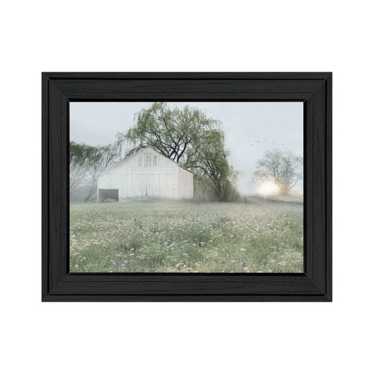 HMS Green Country Morning – Black Framed Print