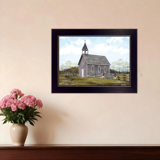 Faithful Reflections – “He Is Risen” Black Framed Wall Art