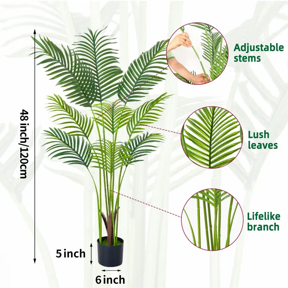 EverPalm – 6FT Artificial Palm Tree (Faux Plant)