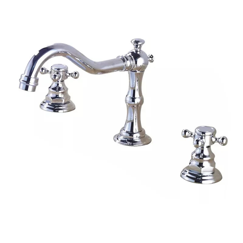 Heritage Brass – Antique 3-Hole Bathroom Faucet