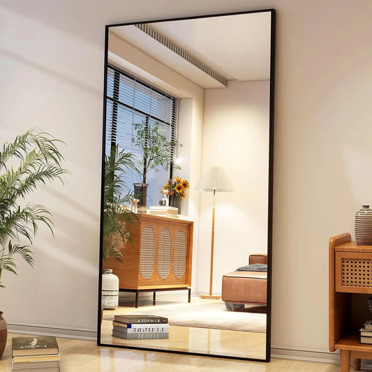 Full‑Length Mirror with Stand 34×76