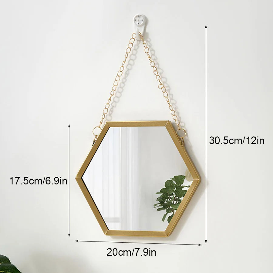 Hexagon Wall Mirrors (Set)