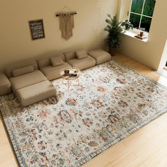 Orhopui Modern Art – Faux Wool Washable Area Rug