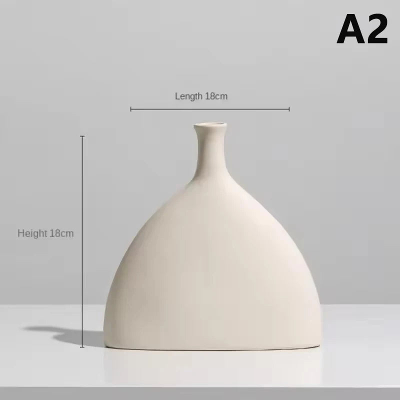Crescent Arch Ceramic Vase