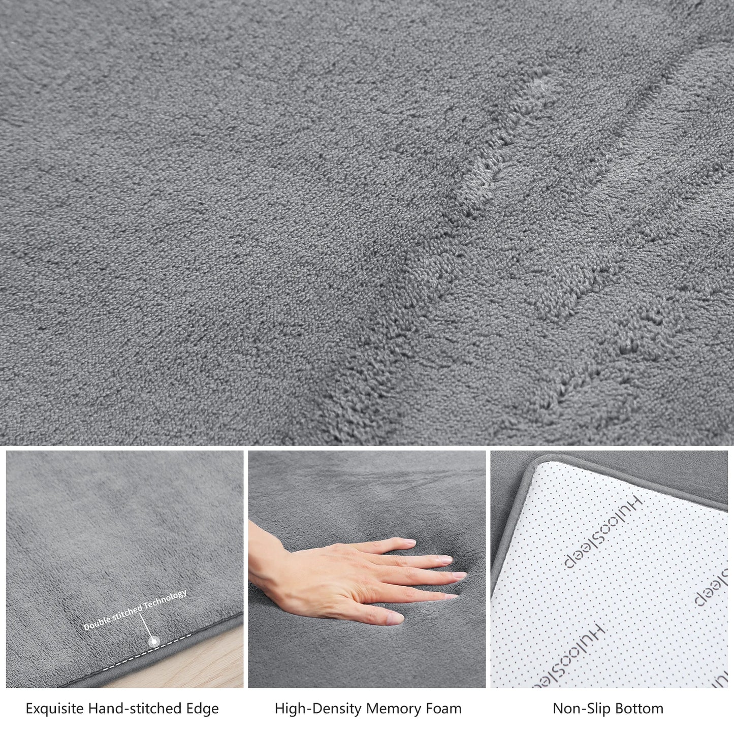 CloudPlay – Gray Memory Foam Baby Play Mat