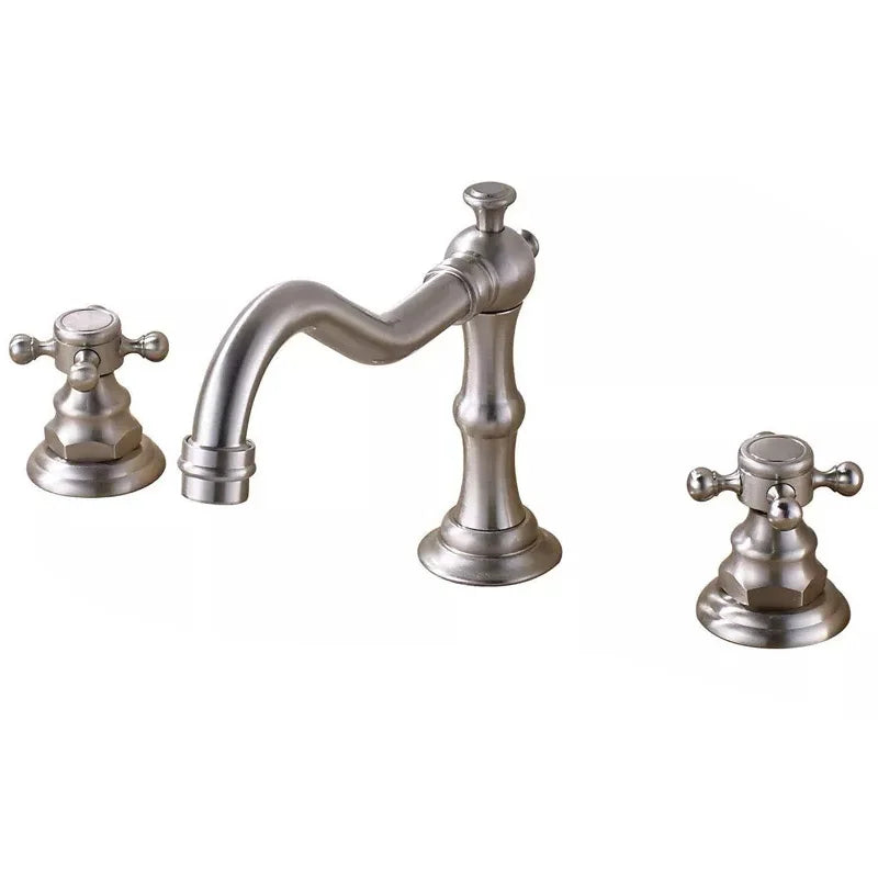 Heritage Brass – Antique 3-Hole Bathroom Faucet