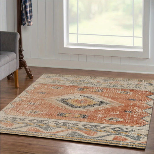Barlow Ivory – Machine-Made Polyester Rug (3'x5')