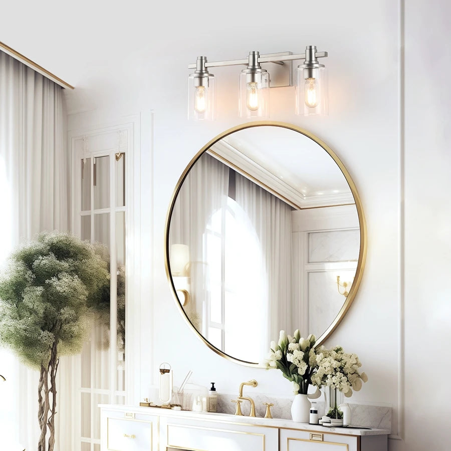 3‑Light Bathroom Vanity Light