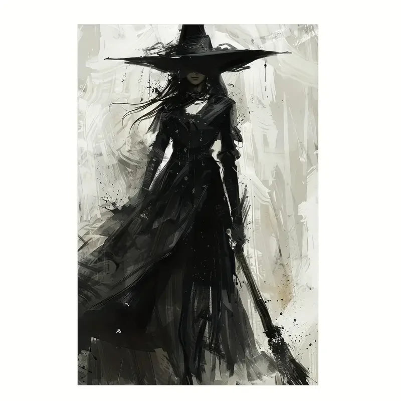 Elegant Witch Canvas Print