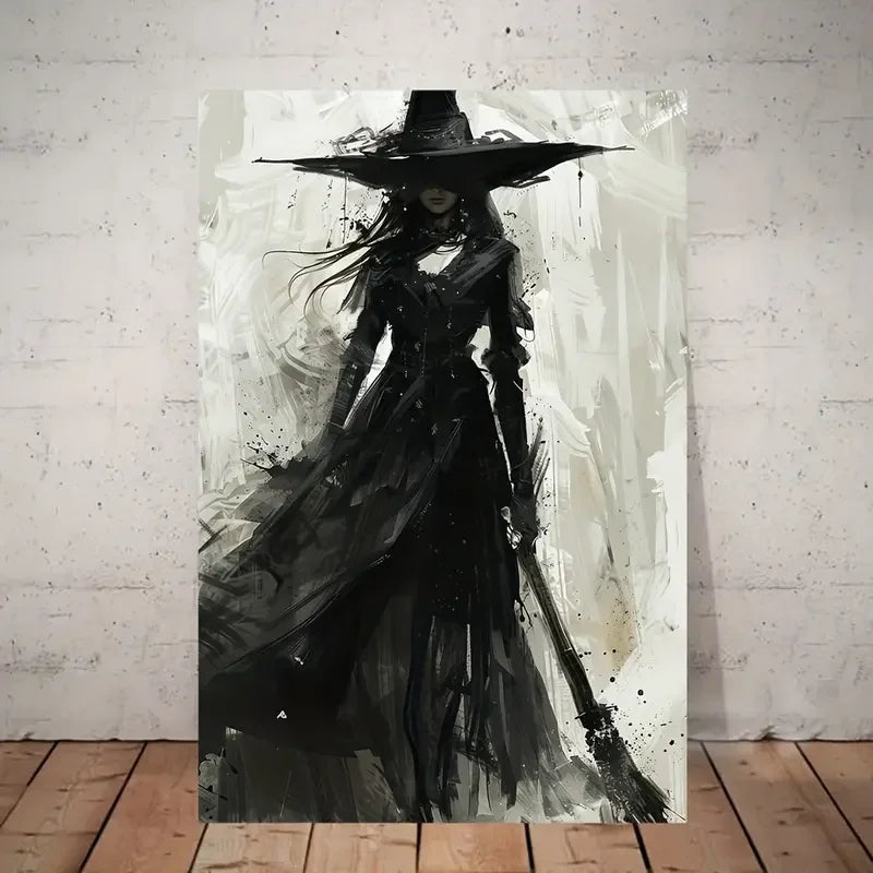 Elegant Witch Canvas Print