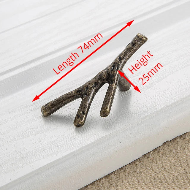 Tree Branch Cabinet Handles (10‑Pack)