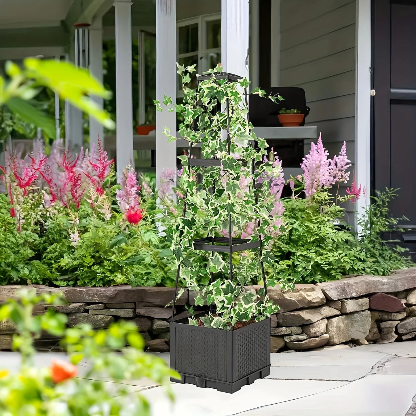 GrowTrellis – Raised Garden Bed Planter with Trellis