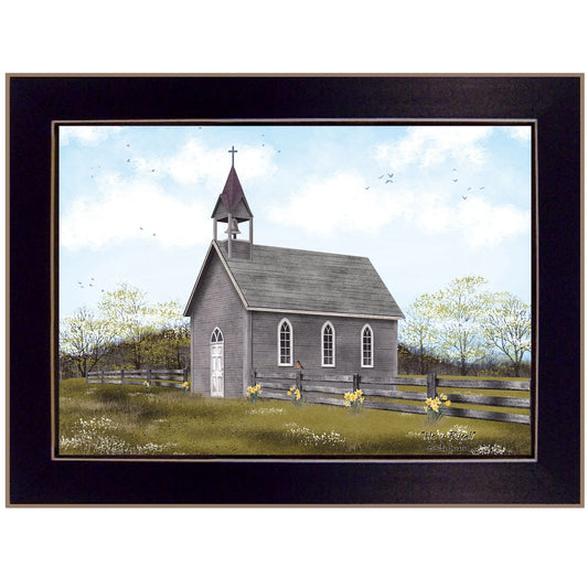 Faithful Reflections – “He Is Risen” Black Framed Wall Art