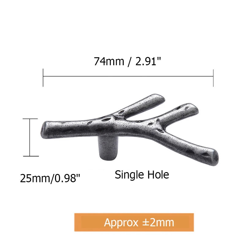 Tree Branch Cabinet Handles (10‑Pack)