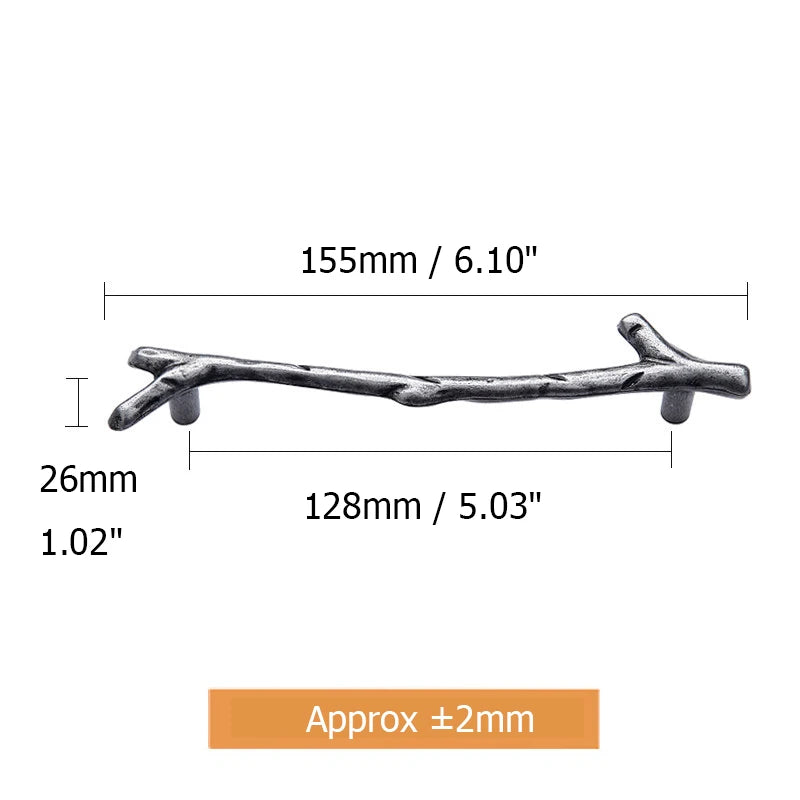 Tree Branch Cabinet Handles (10‑Pack)