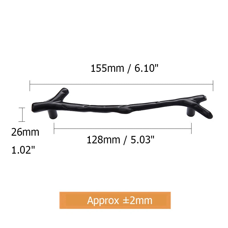 Tree Branch Cabinet Handles (10‑Pack)