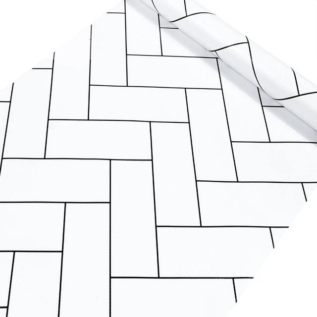 GeoGleam – Golden Stripe Peel & Stick Wallpaper