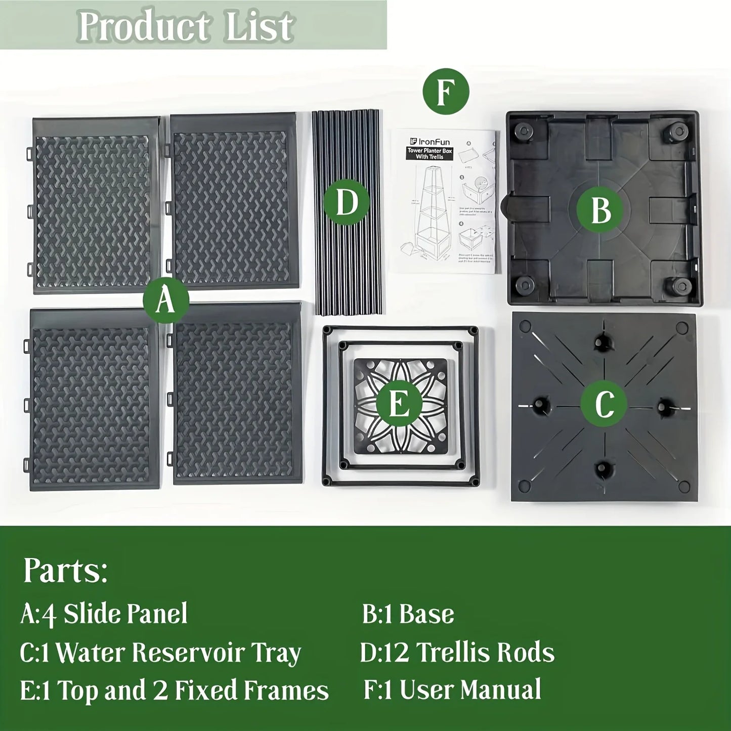 GrowTrellis – Raised Garden Bed Planter with Trellis