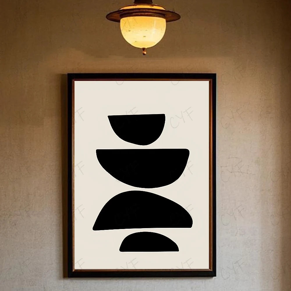 Pebble Stack on Ivory