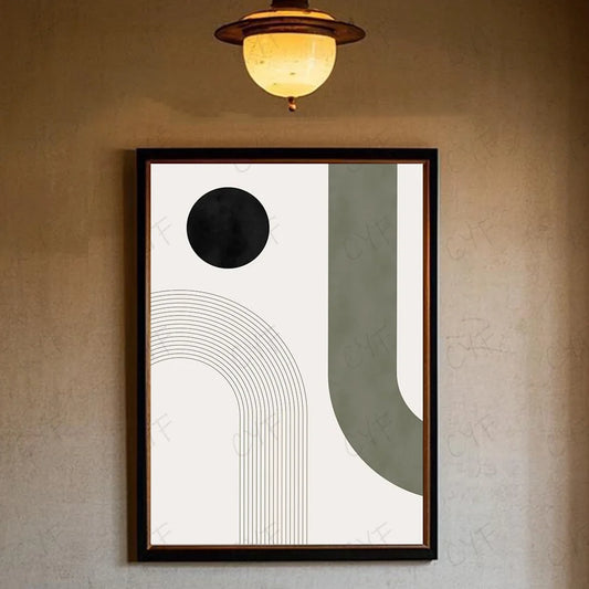 Ivory Window & Grey Frame