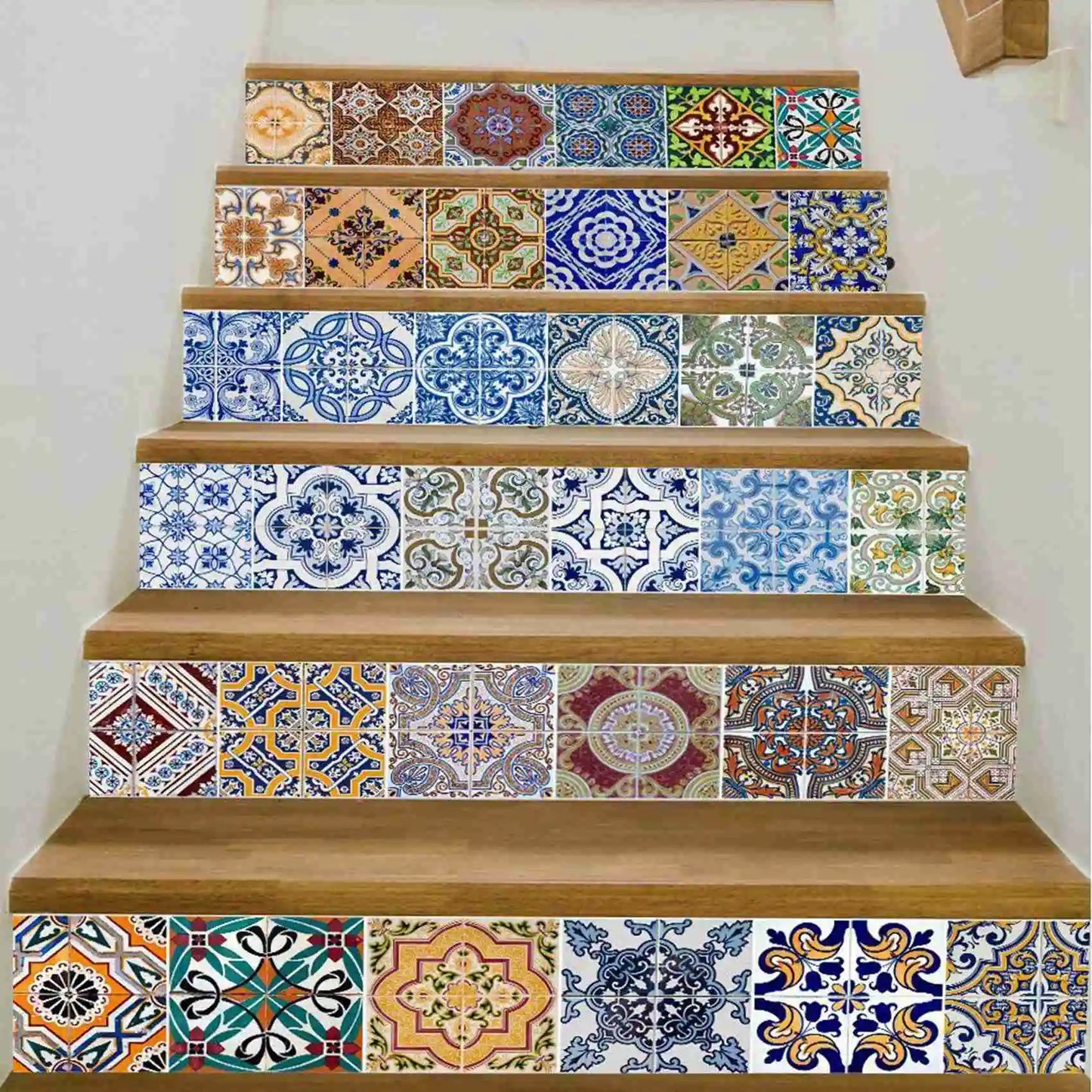 Talavera Charm – Peel & Stick Tile Decals (12-Pack)