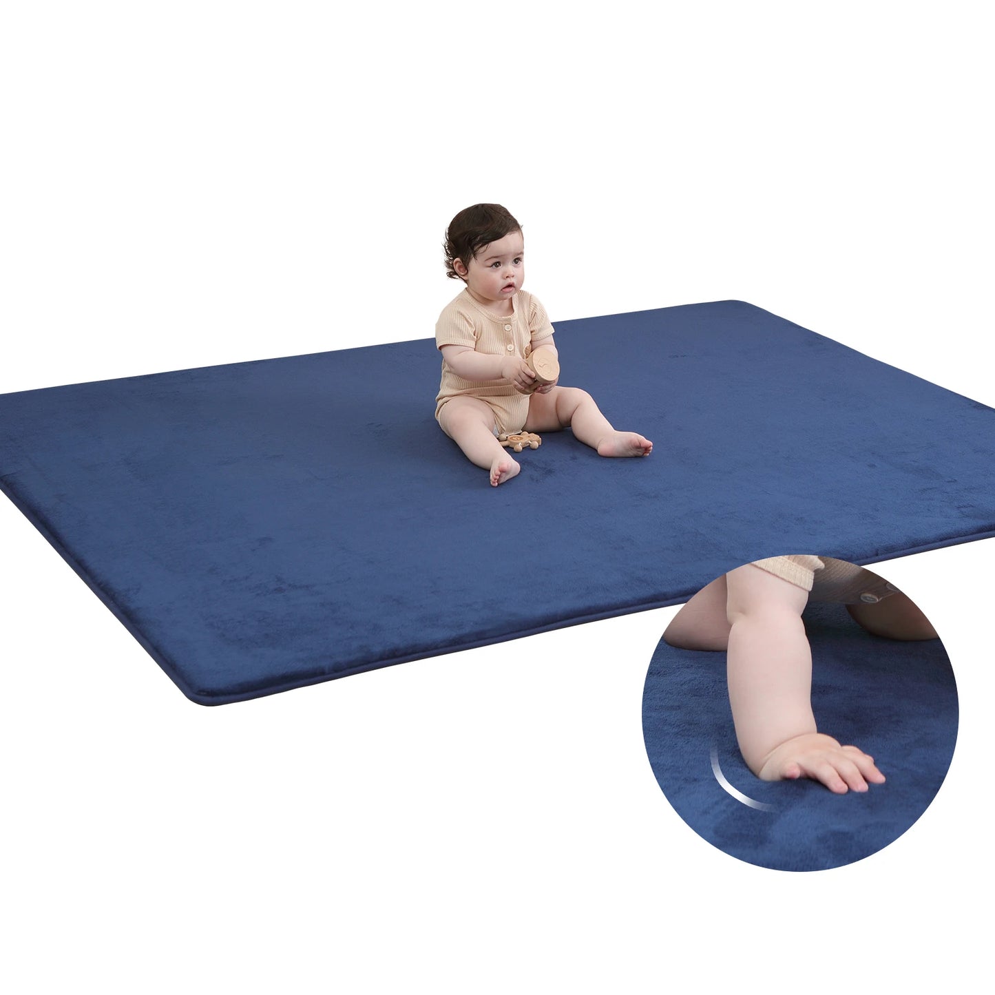CloudPlay – Gray Memory Foam Baby Play Mat