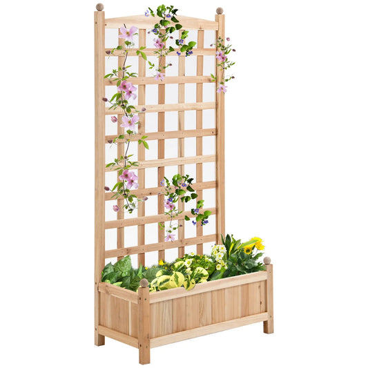 GrowTrellis – Raised Garden Bed with Trellis (23.5")