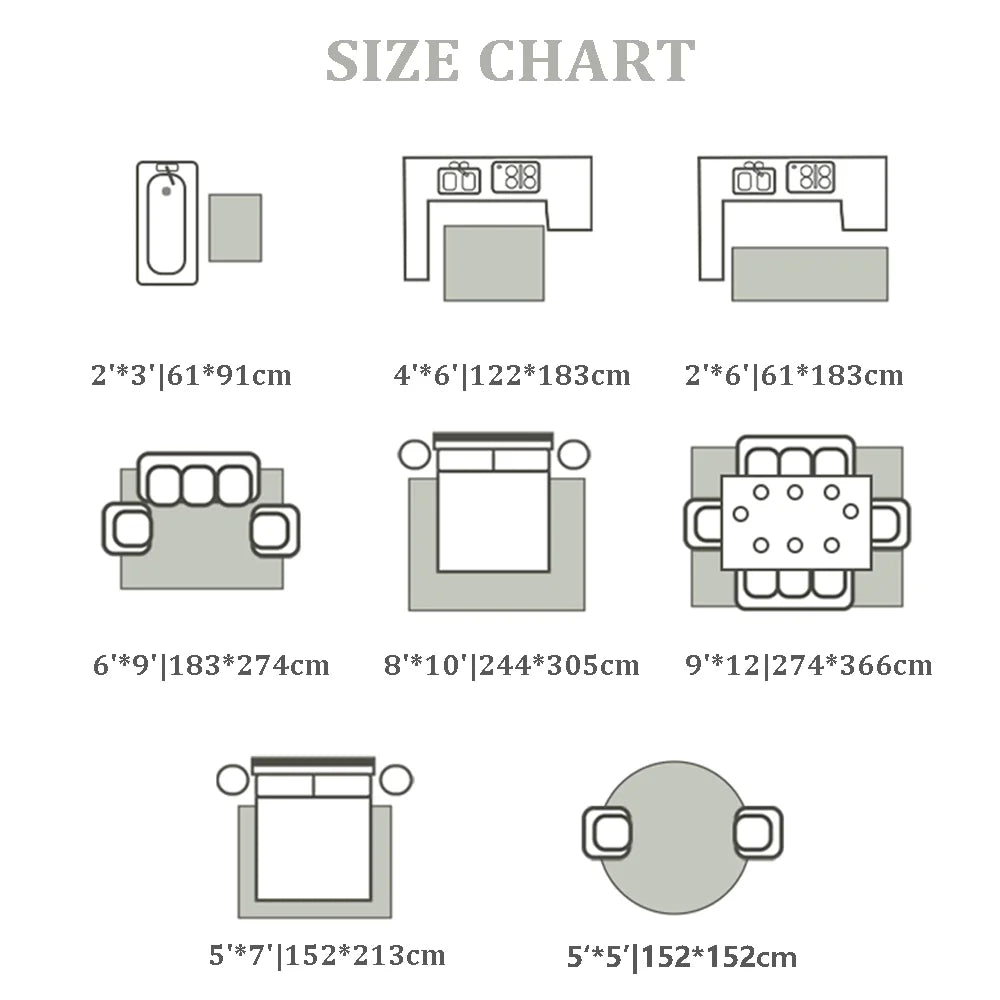 Orhopui Modern Weave – Blue Abstract Washable Rug