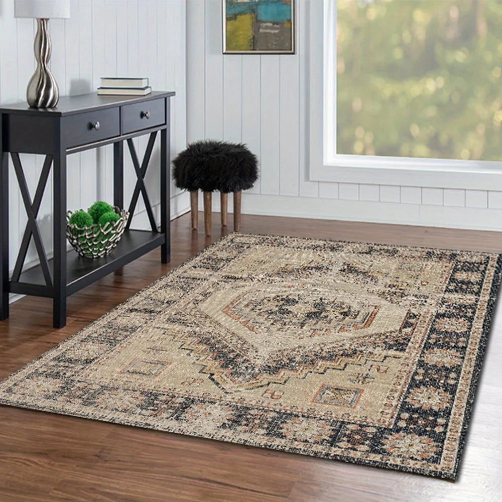 Stiles Classic – Ivory Polyester Area Rug (3'x5')