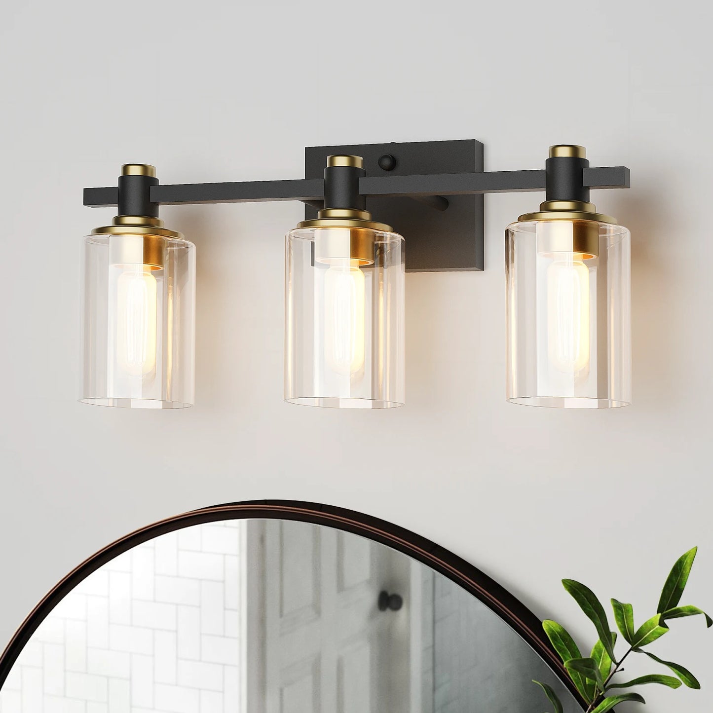 3‑Light Bathroom Vanity Light