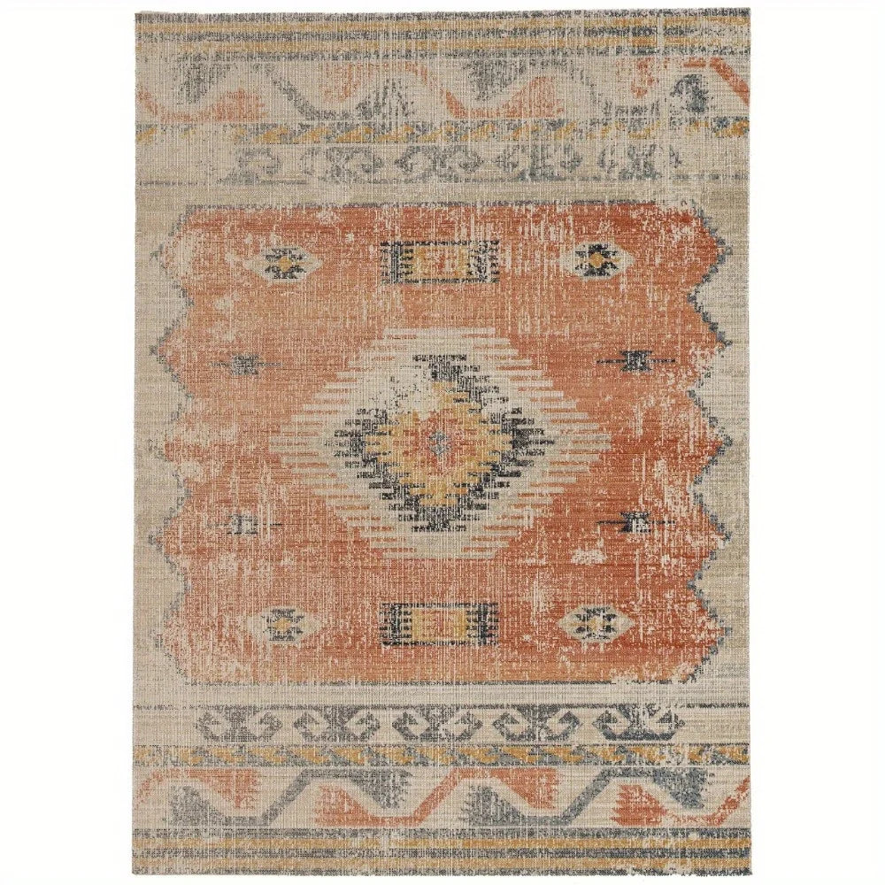 Barlow Ivory – Machine-Made Polyester Rug (3'x5')