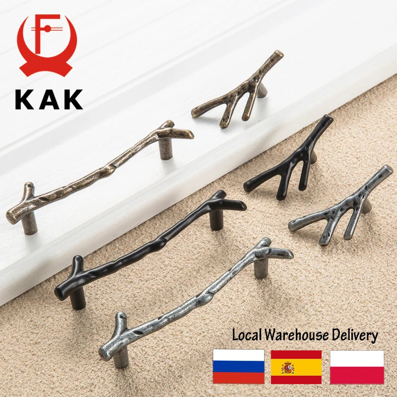 Tree Branch Cabinet Handles (10‑Pack)
