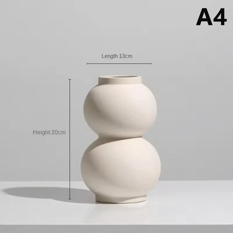 Crescent Arch Ceramic Vase